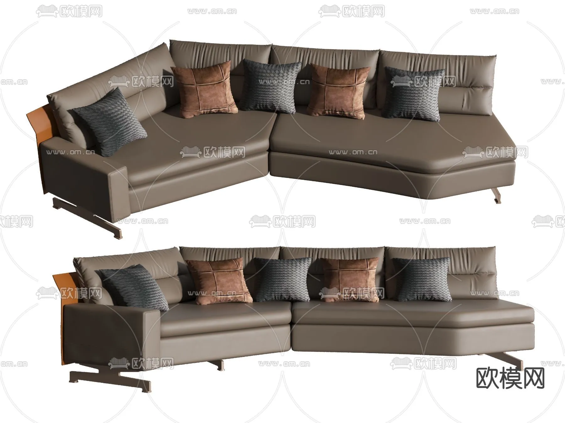 FURNITURE – SOFA – 3D Model For Interior Design – 11088