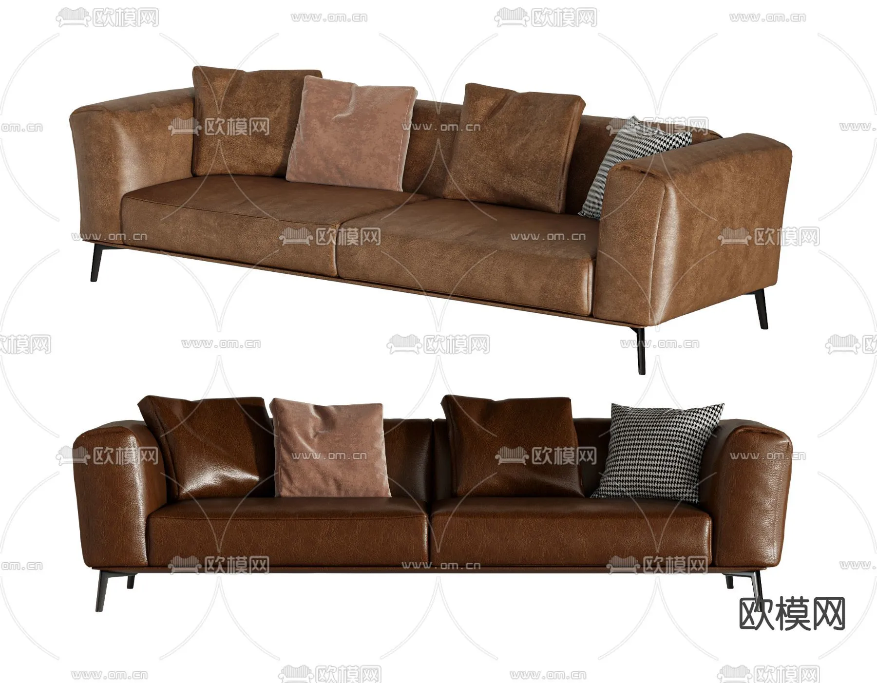 FURNITURE – SOFA – 3D Model For Interior Design – 11156