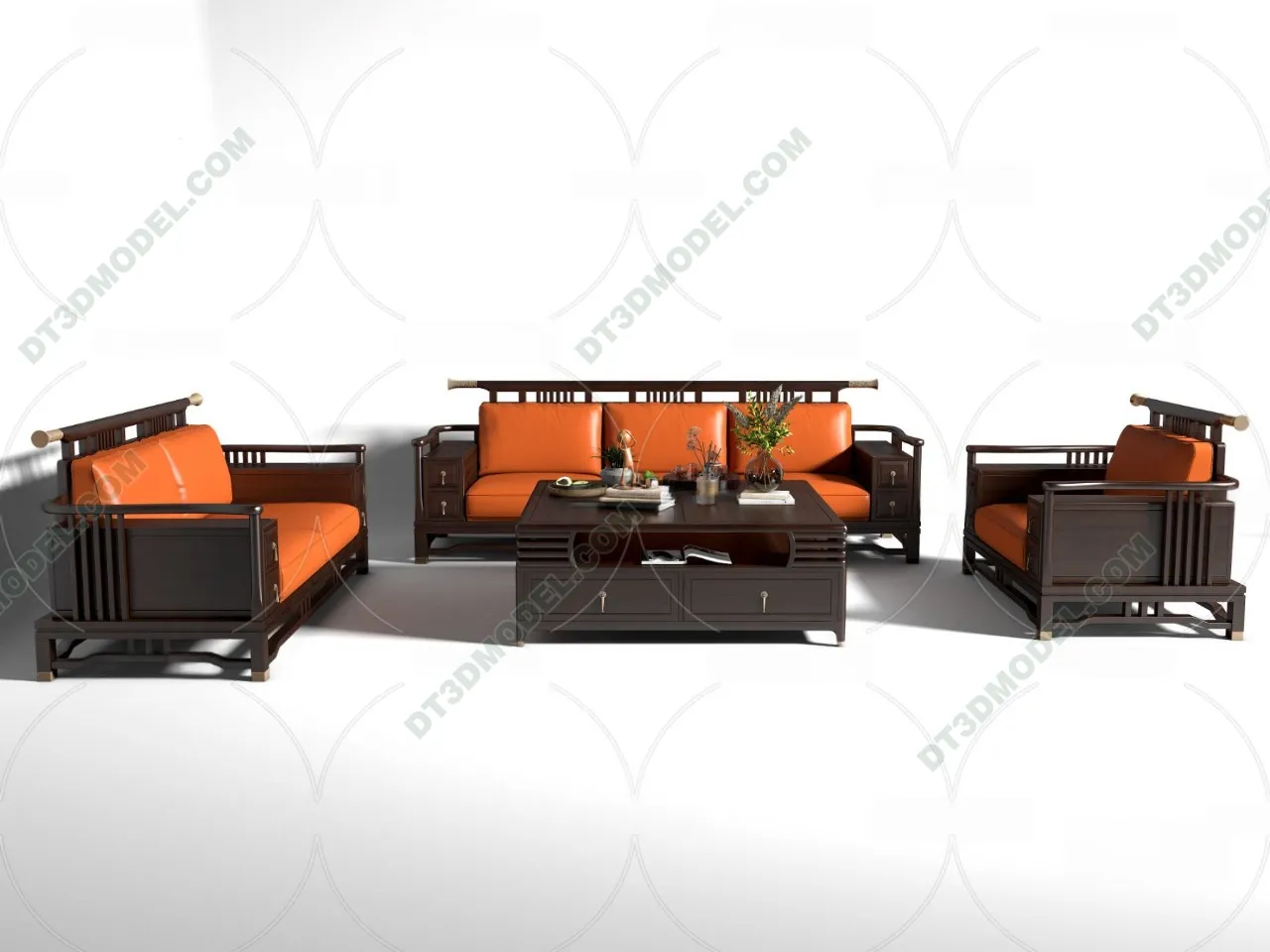 FURNITURE – SOFA – 3D Model For Interior Design – 11192