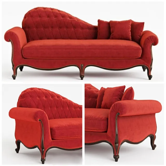 furniture – Sofa ANNIBALE COLOMBO A1598_14940 3D Model