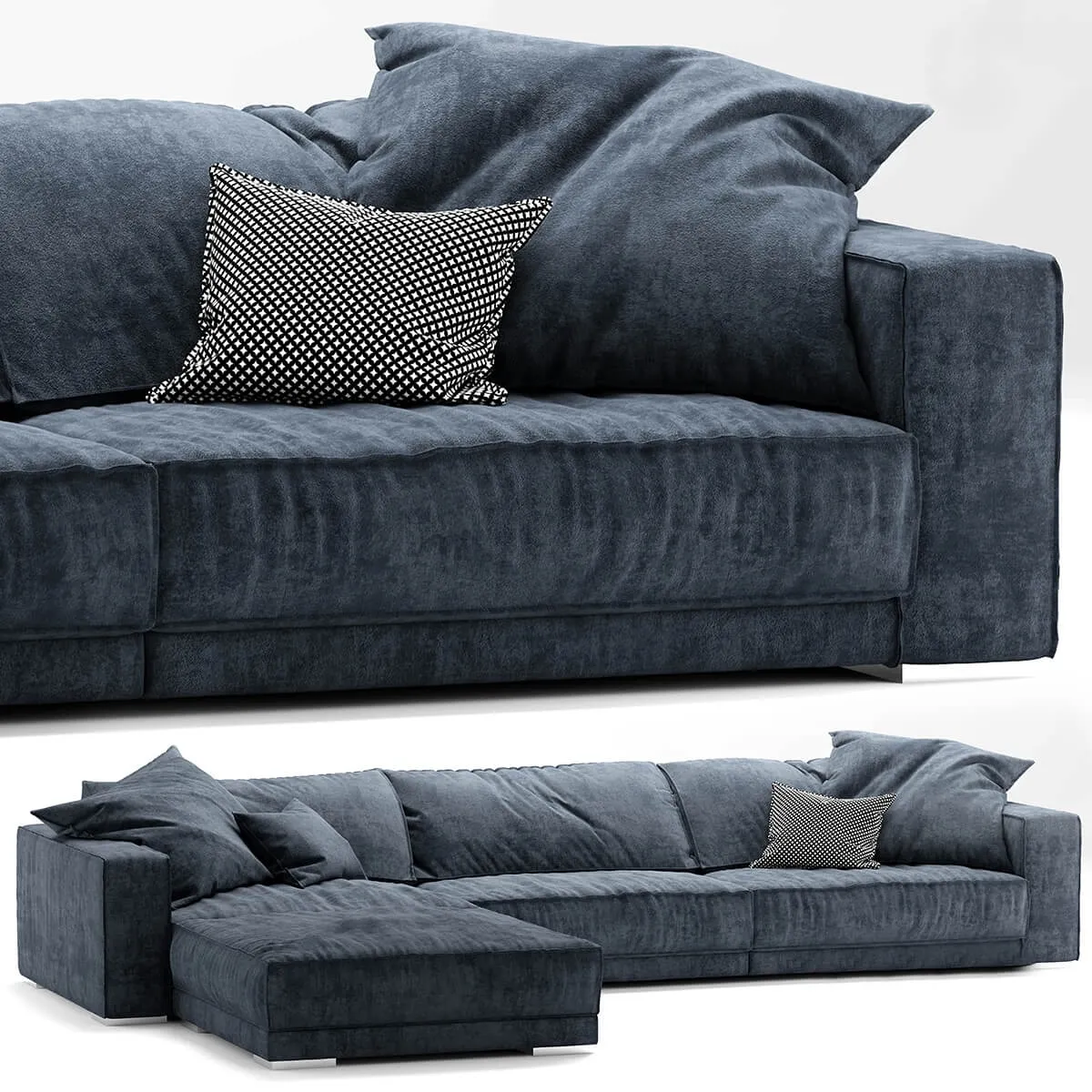 furniture – Sofa baxter Budapest soft 3D Model