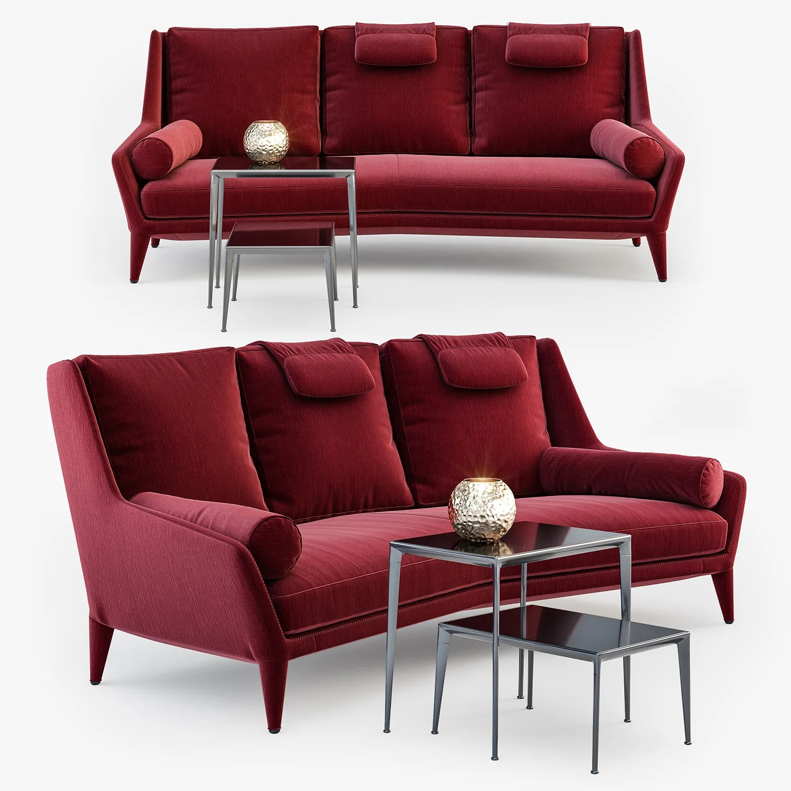 furniture – Sofa B&B Italia Edouard ED225 3D Model