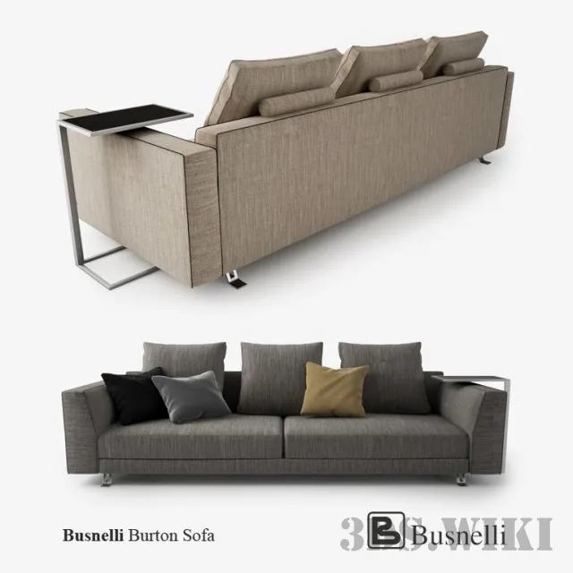 furniture – Sofa Busnelli Burton 3D Model furniture – Sofa Busnelli Burton 3D Model