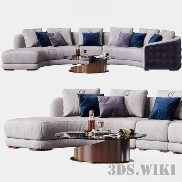furniture – Sofa Carpanelli Contemporai 3D Model