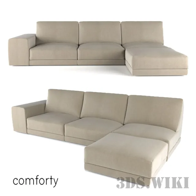 furniture – Sofa Comforty Badu 3D Model