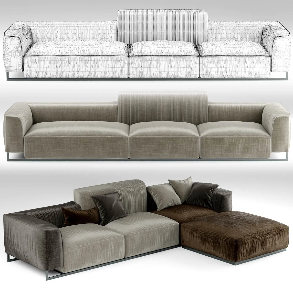 furniture – Sofa Аркетипо Инкас 3D Model