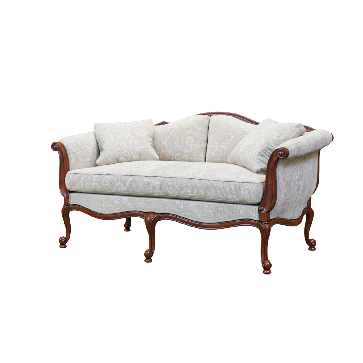 furniture – Sofa Evette Settee 3D Model furniture – Sofa Evette Settee 3D Model