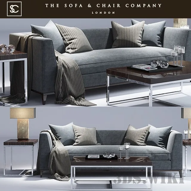 furniture – Sofa for Pollock (The Sofa & Chair Company) 3D Model furniture – Sofa for Pollock (The Sofa & Chair Company) 3D Model
