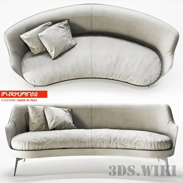 furniture – Sofa Guscio 3D Model