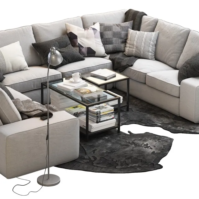 furniture – Sofa Kivik Pro 3D Model