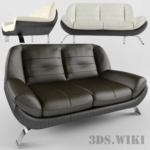 furniture – Sofa Mello 2-seater Mello Gala Collezione 3D Model