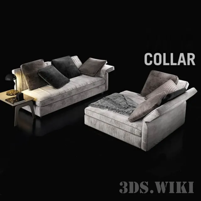 furniture – Sofa Minotti Collar 3D Model furniture – Sofa Minotti Collar 3D Model