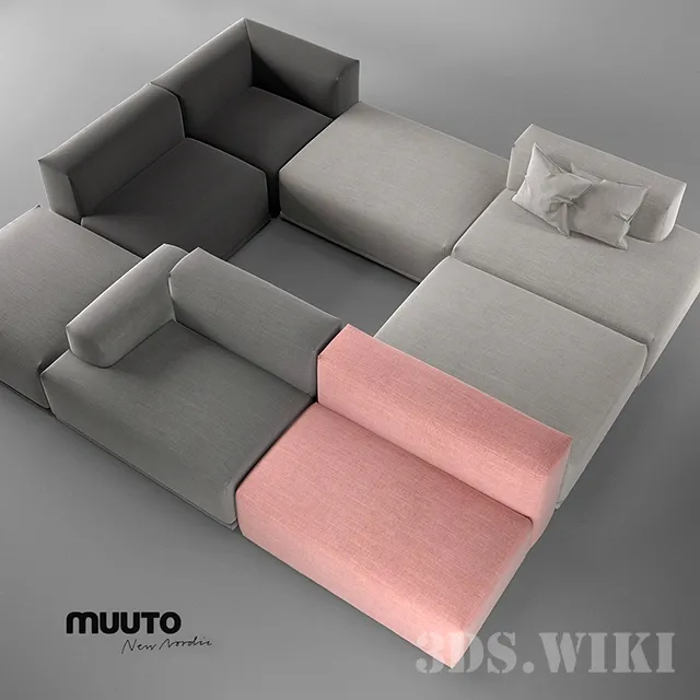 furniture – Sofa Muuto Anderssen and Voll 3D Model