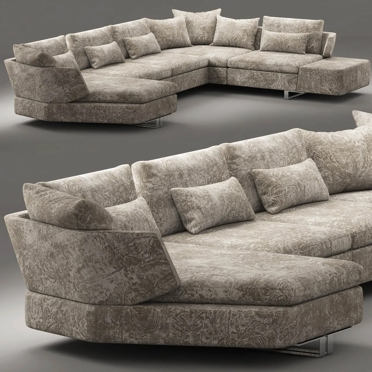 furniture – Sofa Natuzzi Opus 3 3D Model