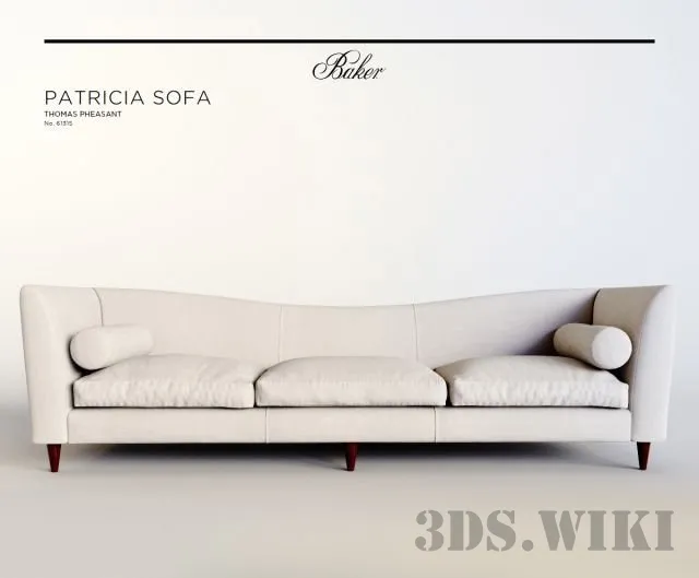 furniture – Sofa Patricia by Baker Furniture 3D Model