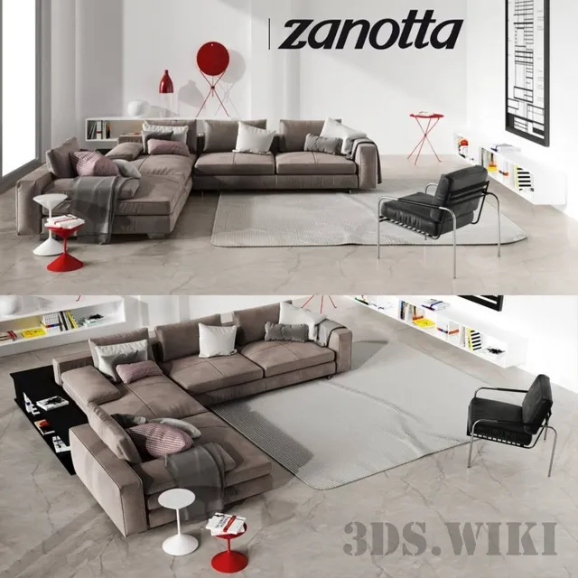 furniture – Sofa Scott Susanna armchair 3D Model