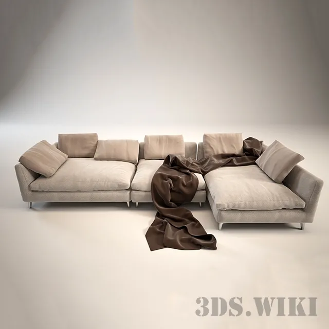 furniture – Soft modular modern sofa 3D Model
