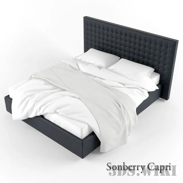 furniture – Sonberry Capri bed 3D Model