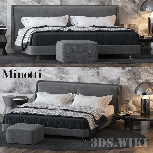 furniture – SPENCER bed by Minotti design Rodolfo Dordoni 3D Model furniture – SPENCER bed by Minotti design Rodolfo Dordoni 3D Model