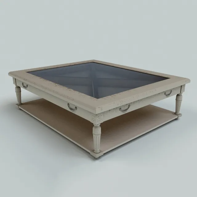 furniture – Square Coffee Table 3D Model