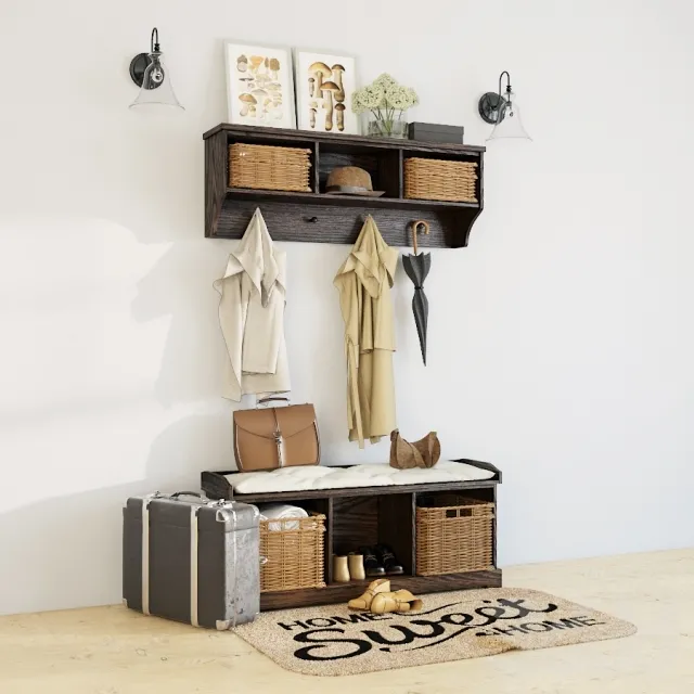 furniture – Suite for anteroom 1 3D Model