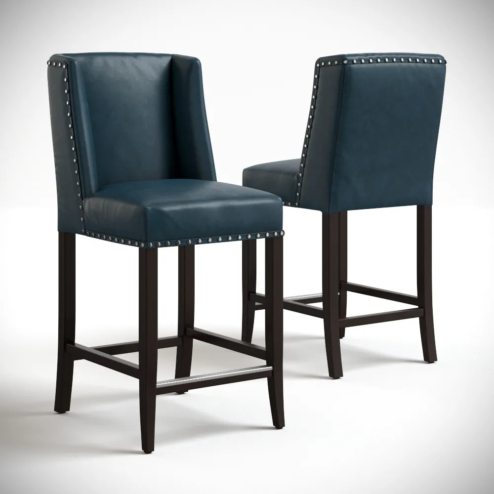 furniture – Sunpan – Marlin bar chair 08 3D Model