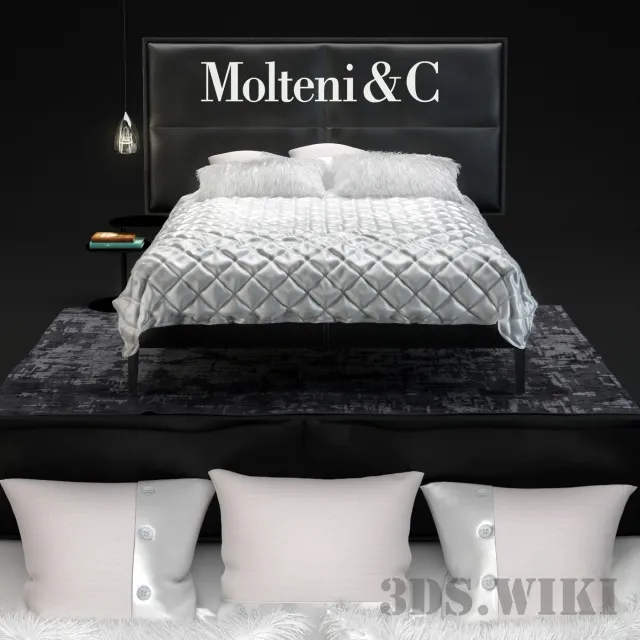 furniture – Sweetdreams Molteni & C bed 3D Model furniture – Sweetdreams Molteni & C bed 3D Model