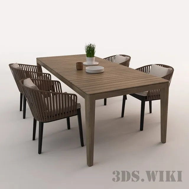 furniture – Table and Chair Mood Tribu 3D Model furniture – Table and Chair Mood Tribu 3D Model