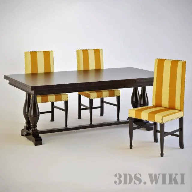 furniture – Table and Chairs Selva Timeless Beauty Palazzo Pitti 3D Model furniture – Table and Chairs Selva Timeless Beauty Palazzo Pitti 3D Model