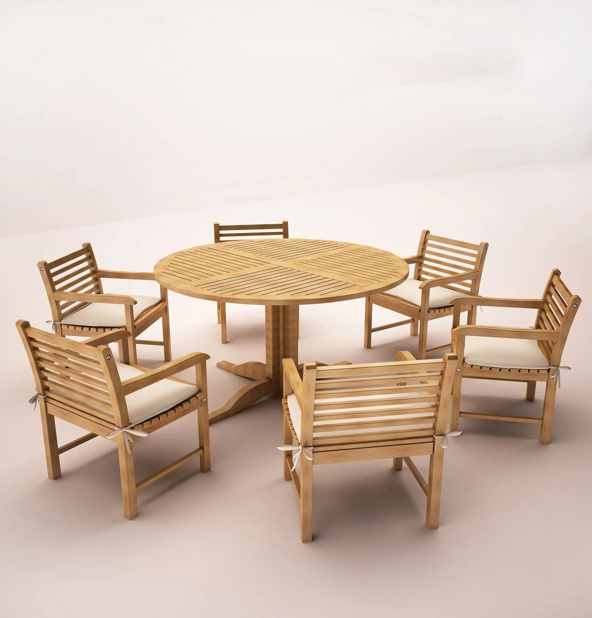 furniture – Table & chairs 011 3D Model