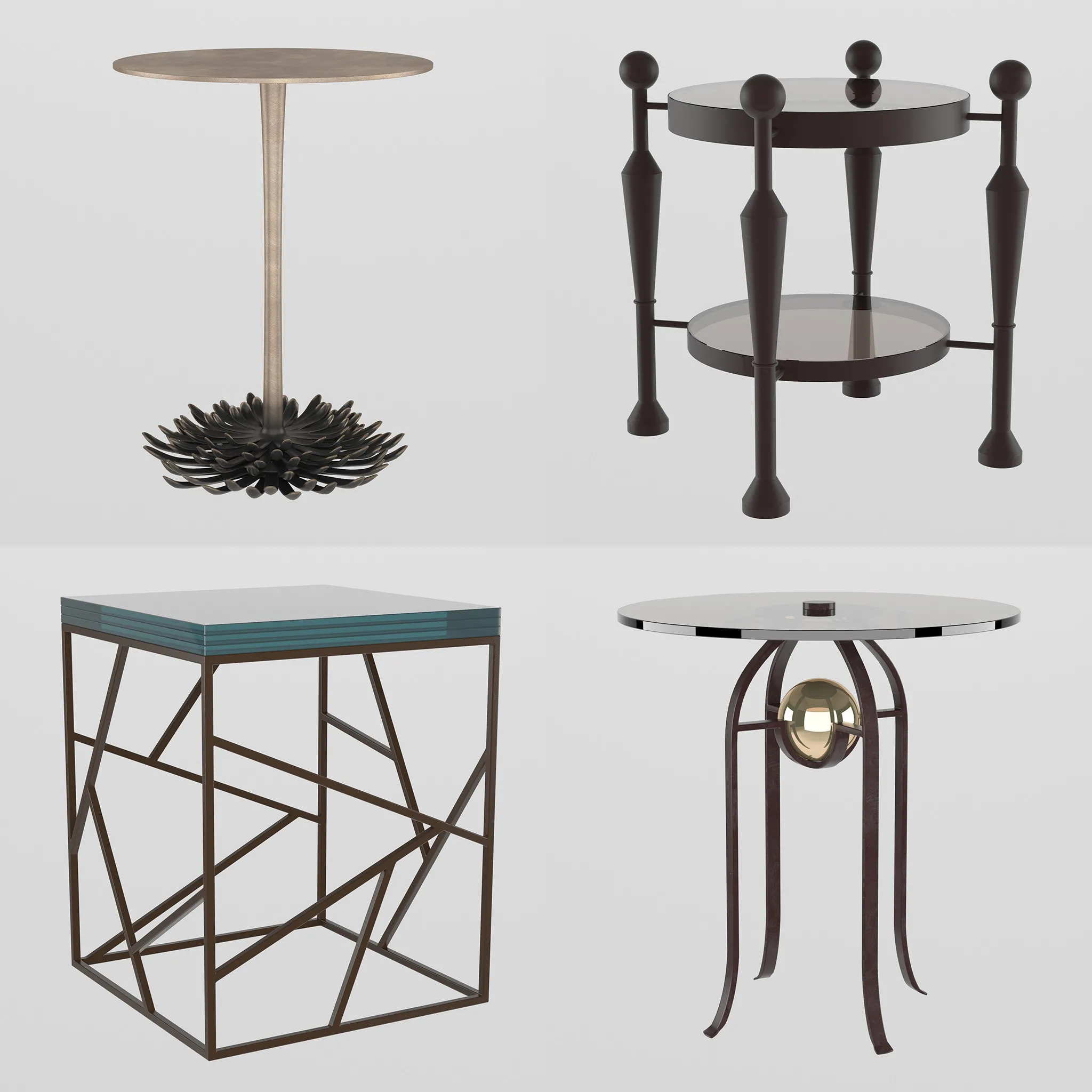 furniture – Table collection Arteriors 07 3D Model
