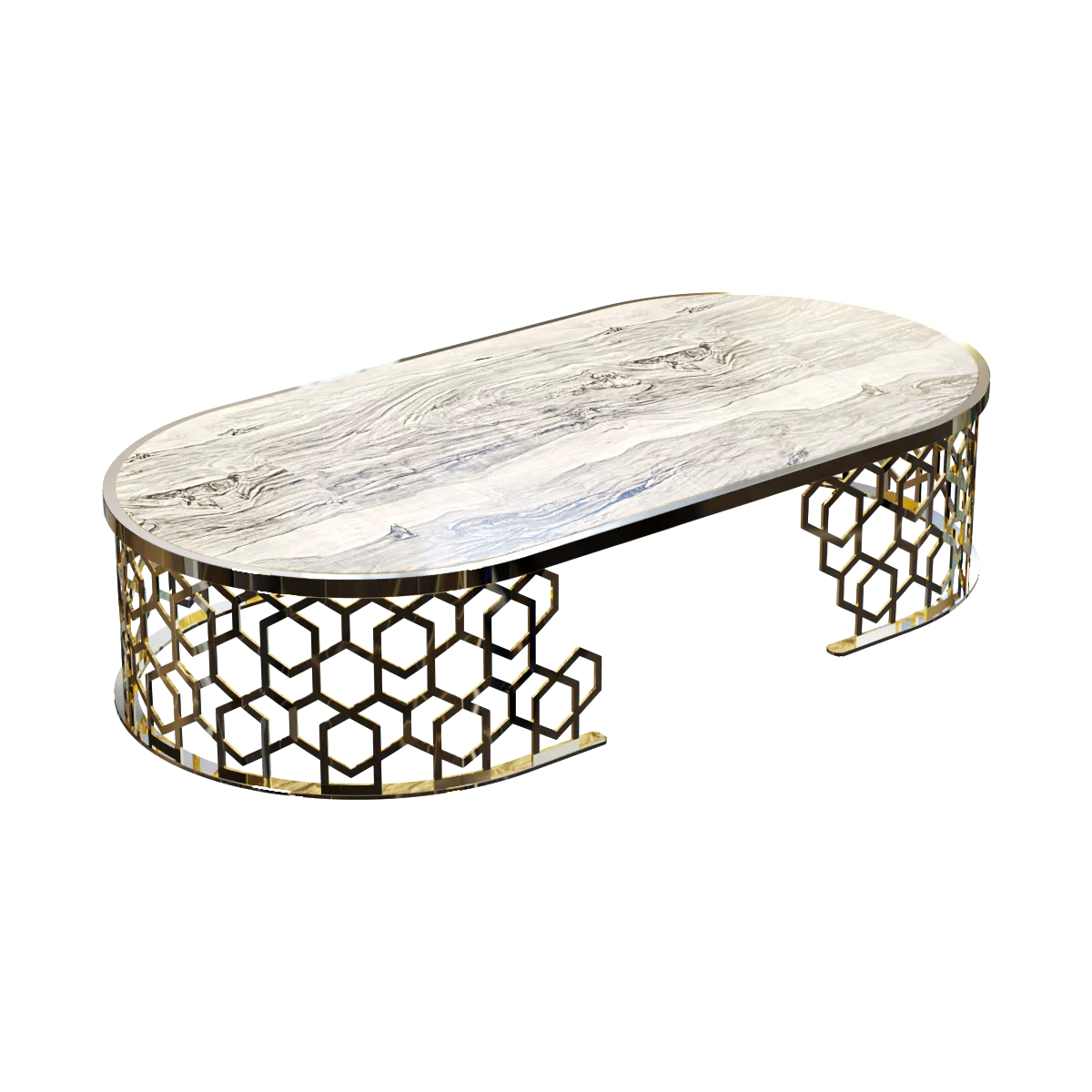 furniture – Table Longhi Loeveluxe Manfred 3D Model