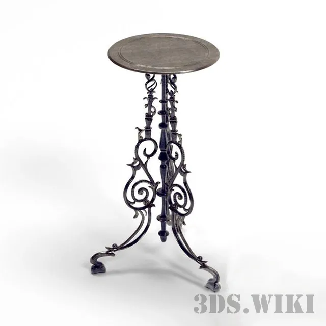 furniture – Table stand for flowers 3D Model