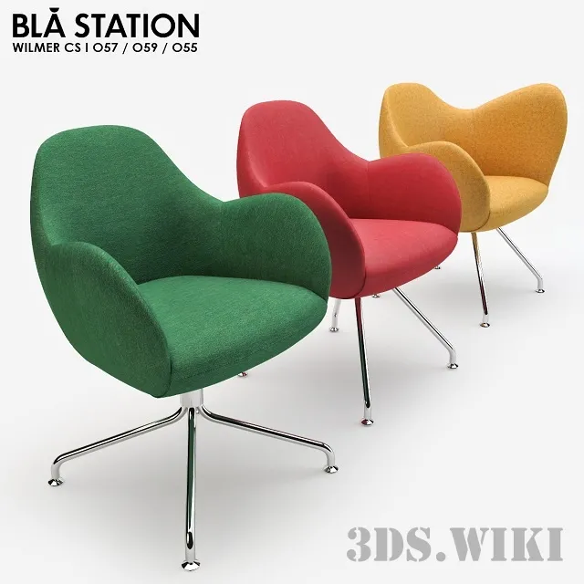 furniture – Tables Bla Station Wilmer 55/56/57 3D Model