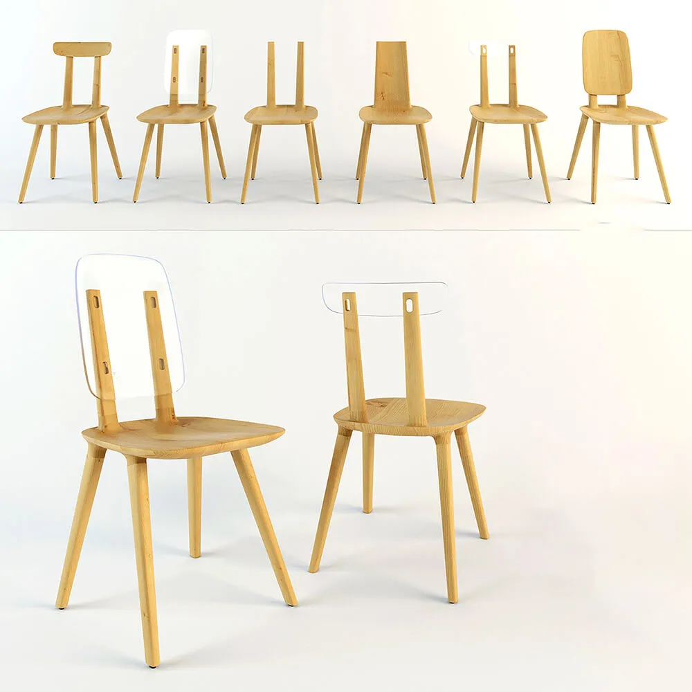 furniture – Tabu chairs by Alias 3D Model