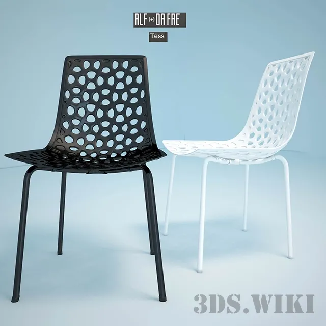 furniture – Tess chair by Alf Dafre factory 3D Model