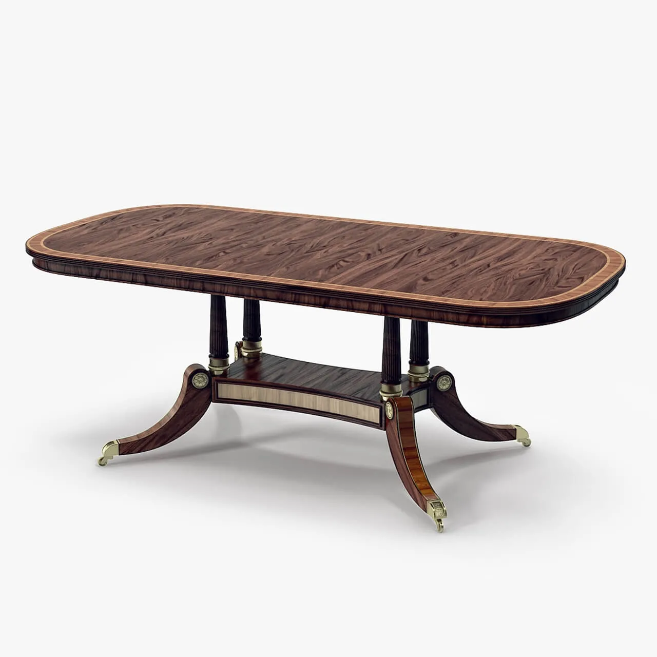 furniture – Theodore Alexander Kirkham dining table 3D Model