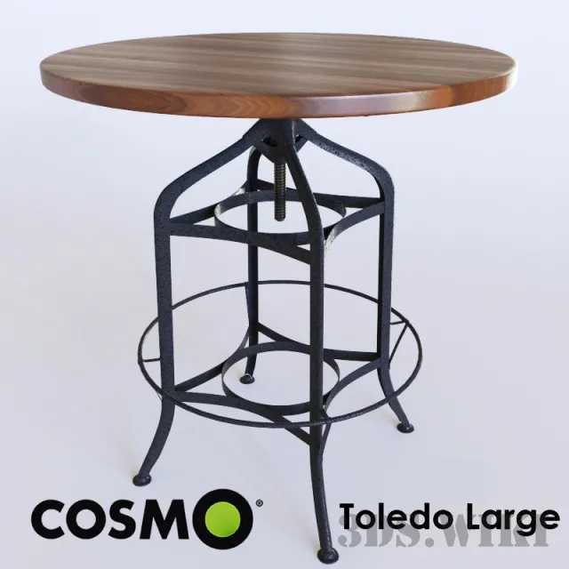furniture – Toledo Large Cosmo table 3D Model