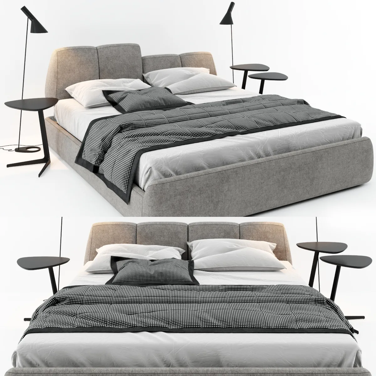 furniture – Tonincasa bed 3D Model