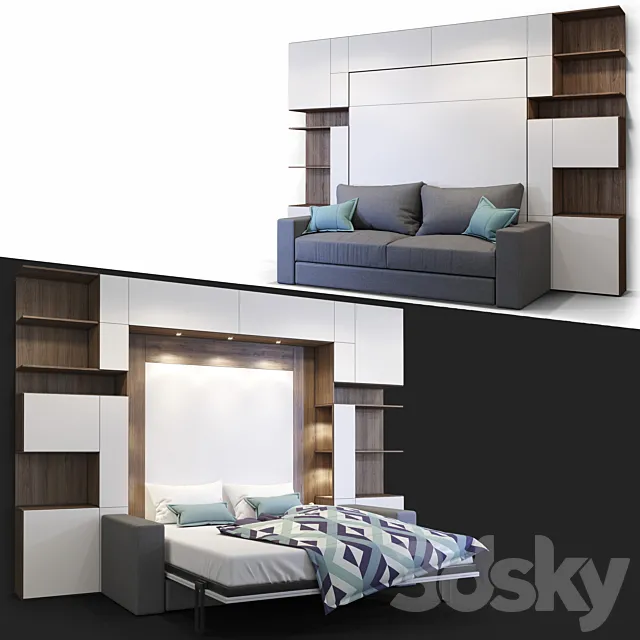 Furniture transformer Olissys DarkSide 3D Model Furniture transformer Olissys DarkSide 3D Model