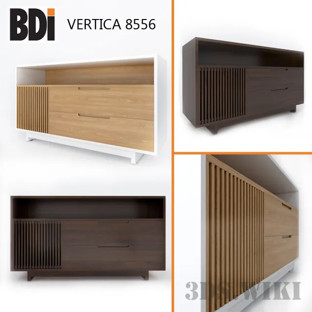 furniture – TV stand BDI Vertica 8556 3D Model