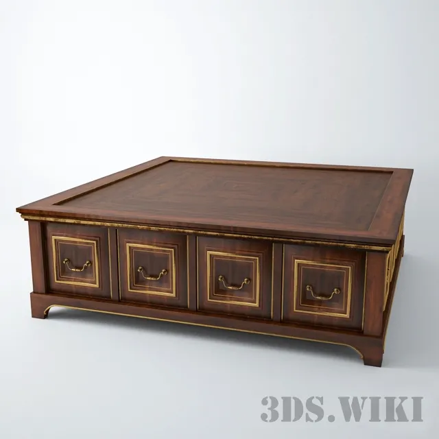 furniture – Unusual classic table 3D Model