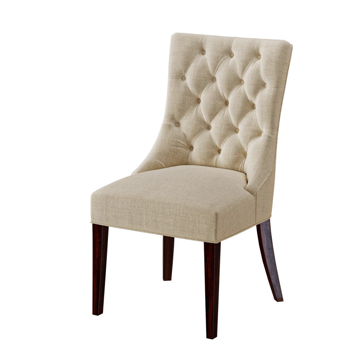 furniture – Upholstered dining chair 3D Model