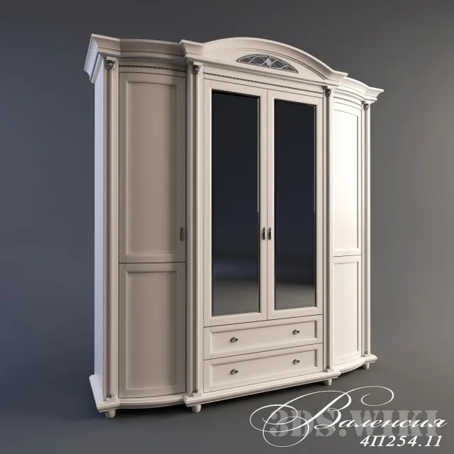 furniture – Valencia Wardrobe 3D Model