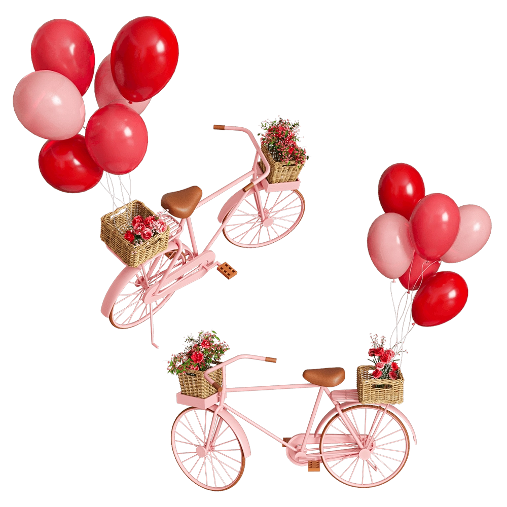 furniture – Valentine bicycle 3D Model