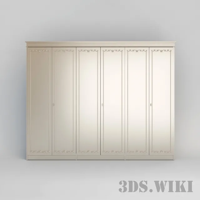 furniture – Valentino wardrobe 3D Model