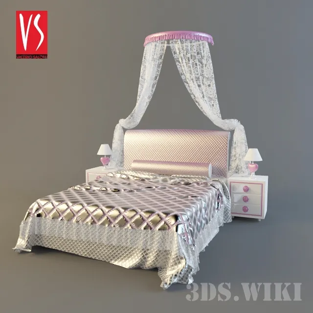 furniture – Valerio Salotti bed 3D Model furniture – Valerio Salotti bed 3D Model