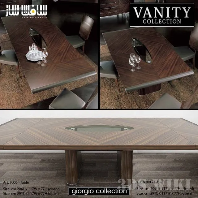 furniture – Vanity table 9000 by Giorgio Collection 3D Model