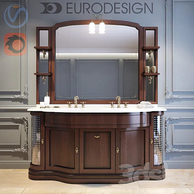 Furniture vannoy_Eurodesign_IL Borgo_Comp_6 3DModel Furniture vannoy_Eurodesign_IL Borgo_Comp_6 3DModel
