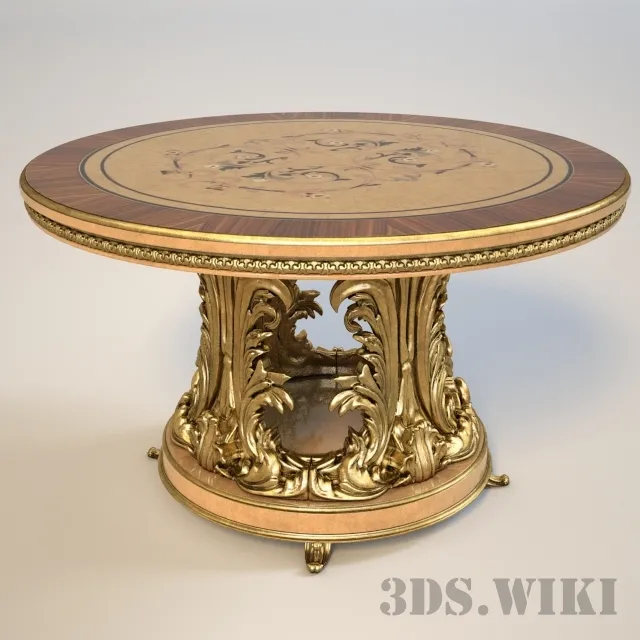 furniture – VERSAILLES table 3D Model